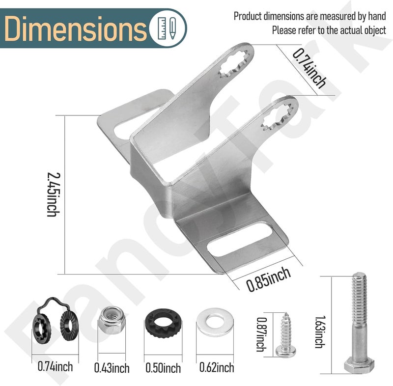 FancyTark 000-14192-001 Transom Bracket Compatible with Lo-wrance Bullet/SplitShot Transducers - Image 2
